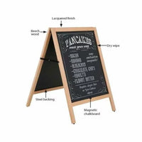 Outdoor Wood Blackboard 590mm x 1190mm