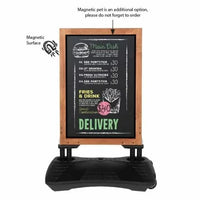 Windmaster Series Wood A - Blackboard 590mm x 780mm